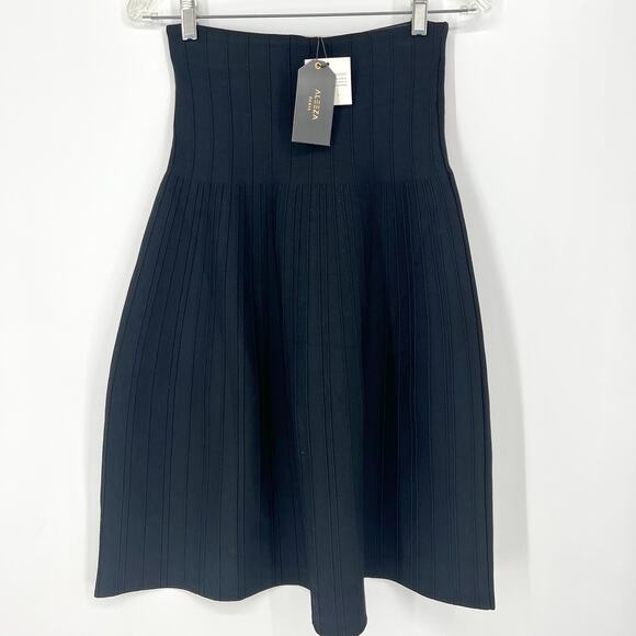 Aleeza Paris Viola A Line Viscose Skirt in Black Size XS Sold Out - Picture 10 of 10